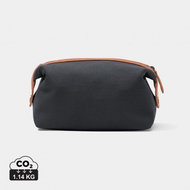Logo trade promotional merchandise photo of: VINGA Sloane toiletry bag RCS recycled polyester