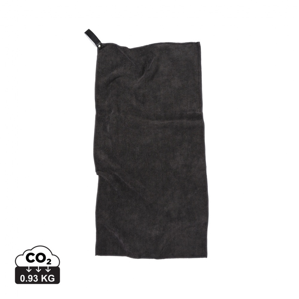 Logo trade promotional gifts picture of: VINGA GRS RPET active dry towel 40 x 80cm