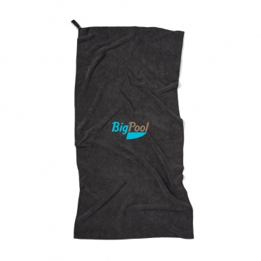 Logo trade corporate gift photo of: VINGA GRS RPET active dry towel 140 x 70cm
