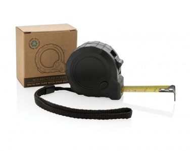 Logo trade promotional items image of: RCS recycled plastic 3M/16 mm tape with stop button
