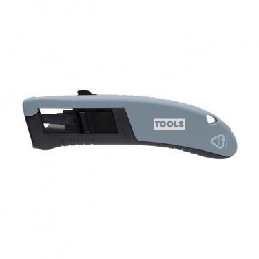 Logotrade promotional gifts photo of: RCS certified recycled plastic Auto retract safety knife