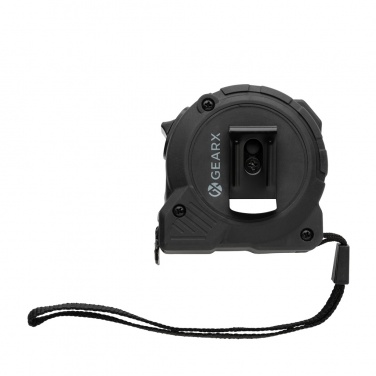 Logo trade promotional gifts image of: Gear X 5M measuring Tape with slow/fast retract function