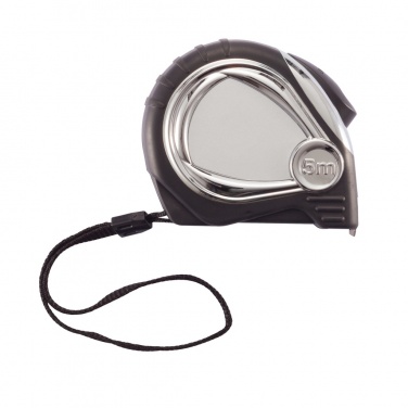 Logotrade promotional gift picture of: Chrome plated auto stop tape measure