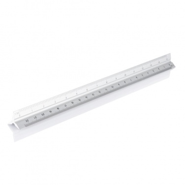 Logo trade promotional merchandise photo of: Aluminium triangle rule - 30cm