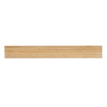 Logo trade promotional merchandise image of: Timberson extra thick 30cm double sided bamboo ruler