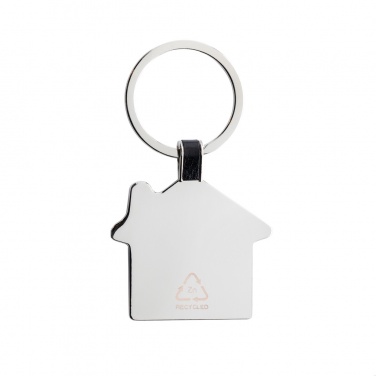 Logo trade business gift photo of: RCS recycled zinc alloy house keyring