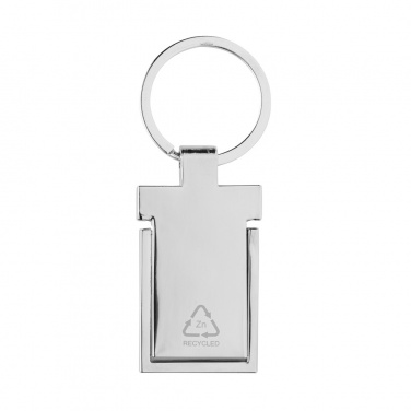 Logo trade promotional products image of: RSC recycled zinc alloy phone stand keychain