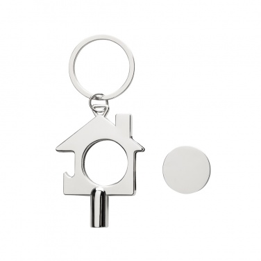 Logotrade promotional products photo of: RCS recycled zinc alloy 3 in 1 keychain