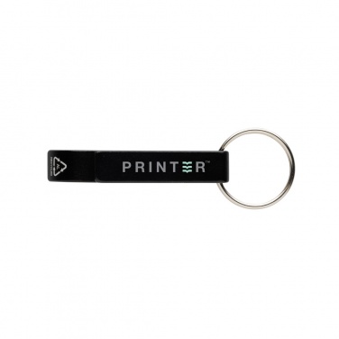 Logotrade promotional product image of: RCS recycled aluminum bottle and can opener