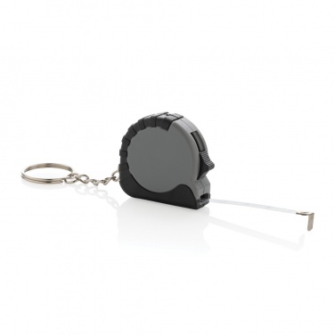 Logotrade promotional giveaway picture of: MeasureMate RCS reycled ABS 1 meter tape keychain