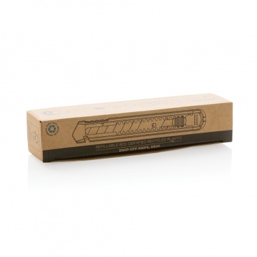 Logotrade promotional product picture of: Refillable RCS recycled plastic snap-off knife