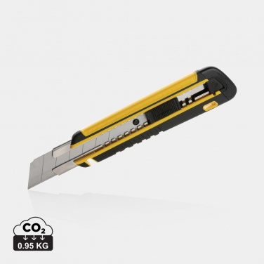 Logo trade promotional item photo of: Refillable RCS rplastic heavy duty snap-off knife soft grip