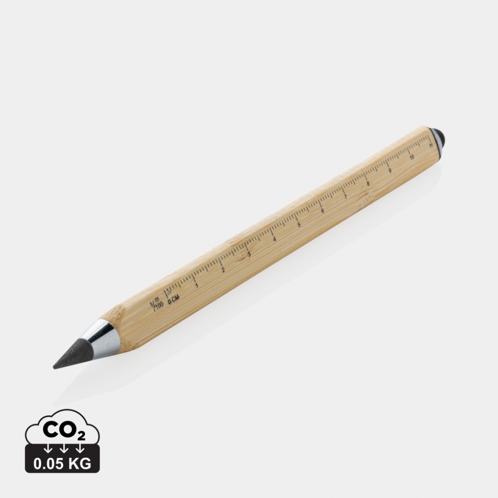 Logo trade promotional gift photo of: Eon bamboo infinity multitasking pen