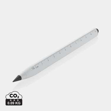 Logo trade promotional giveaway photo of: Eon RCS recycled aluminum infinity multitasking pen