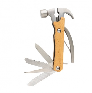 Logotrade promotional gift picture of: Wooden multi-tool hammer