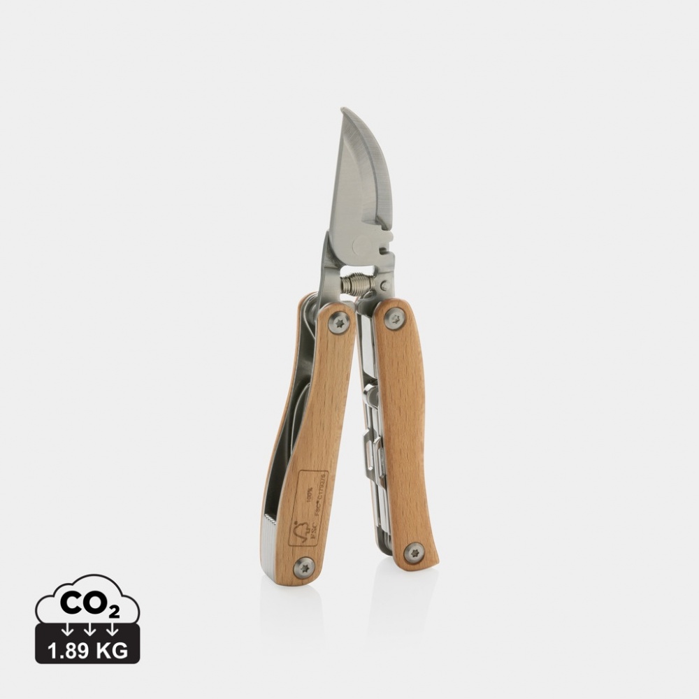Logotrade promotional gifts photo of: Wooden garden multi-tool