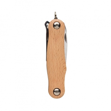 Logo trade promotional merchandise picture of: Wood pocket knife