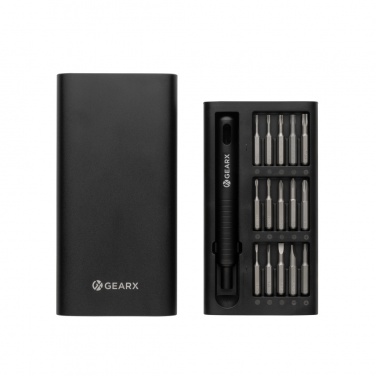 Logotrade promotional item image of: Gear X 31 in 1 precision screwdriver set