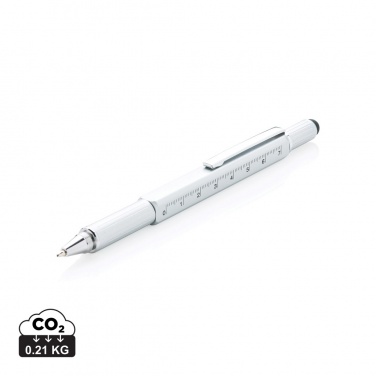 Logo trade promotional item photo of: 5-in-1 aluminium toolpen