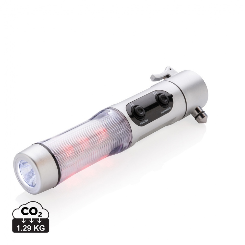 Logotrade promotional merchandise picture of: Emergency light with hammer
