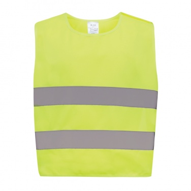 Logo trade promotional items image of: GRS recycled PET high-visibility safety vest 3-6 years