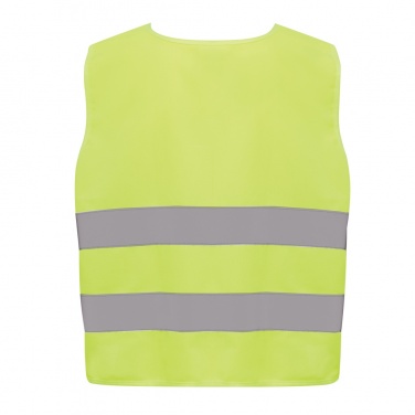 Logo trade promotional giveaways picture of: GRS recycled PET high-visibility safety vest 7-12 years