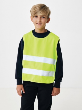 Logotrade advertising product picture of: GRS recycled PET high-visibility safety vest 7-12 years