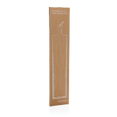 Logo trade promotional giveaways image of: Ukiyo bamboo large serving board