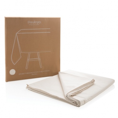 Logo trade promotional gifts image of: Ukiyo Aware™ 180gr rcotton table cloth 250x140cm