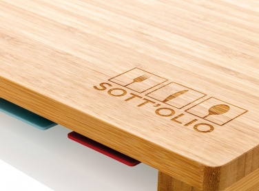 Logo trade promotional merchandise image of: Cutting board with 4pcs hygienic boards