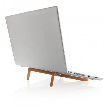Logotrade promotional giveaway image of: Bamboo portable laptop stand