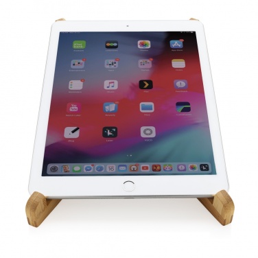 Logotrade corporate gift image of: Bamboo portable laptop stand