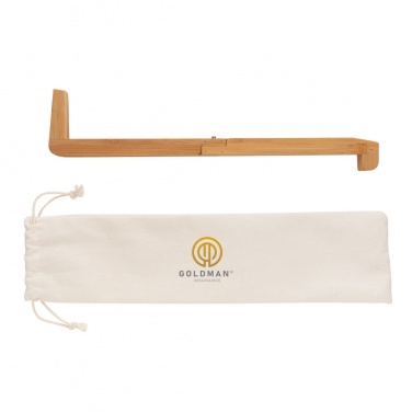 Logotrade advertising product picture of: Bamboo portable laptop stand