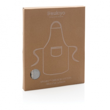 Logo trade corporate gift photo of: Ukiyo Aware™ 280gr rcotton deluxe apron