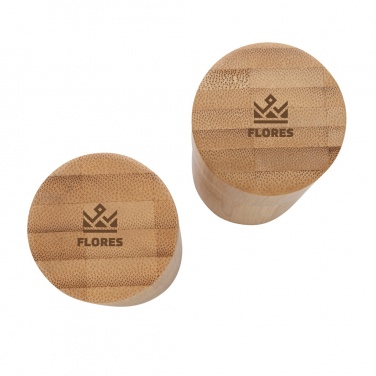 Logotrade promotional products photo of: Ukiyo bamboo salt and pepper mill set