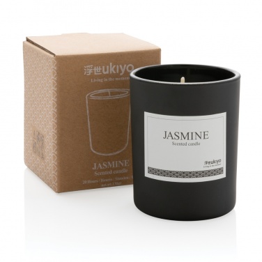 Logo trade promotional merchandise image of: Ukiyo small scented candle in glass