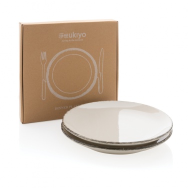 Logo trade promotional item photo of: Ukiyo dinner plate set of 2