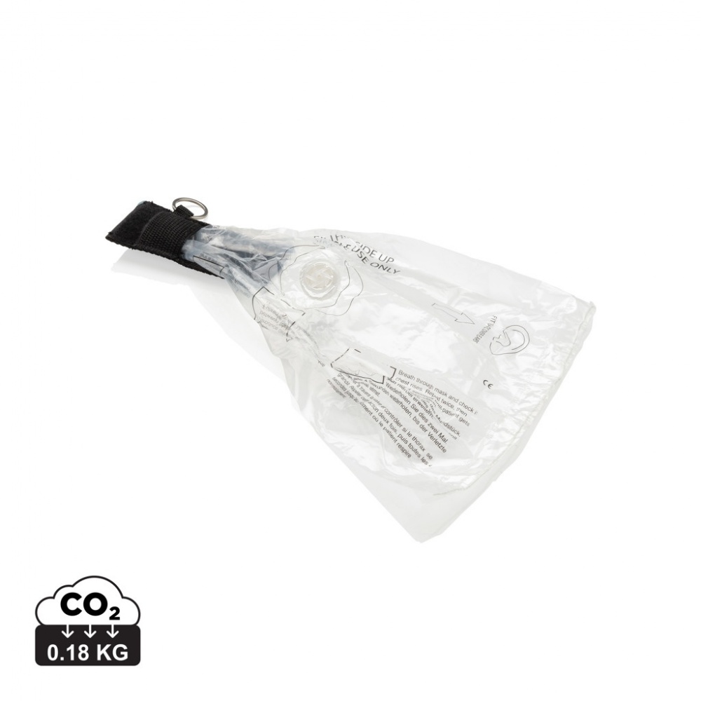 Logo trade promotional items picture of: Keychain CPR mask