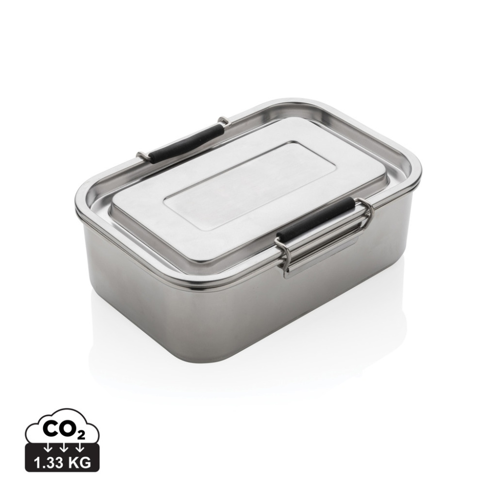 Logo trade promotional merchandise photo of: RCS Recycled stainless steel leakproof lunch box