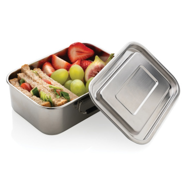 Logo trade corporate gifts image of: RCS Recycled stainless steel leakproof lunch box