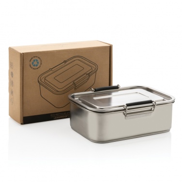 Logo trade promotional merchandise photo of: RCS Recycled stainless steel leakproof lunch box