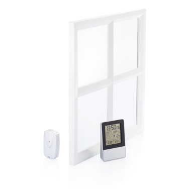 Logo trade promotional merchandise picture of: Indoor/outdoor weather station