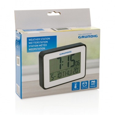 Logo trade promotional items picture of: Grundig weatherstation alarm and calendar