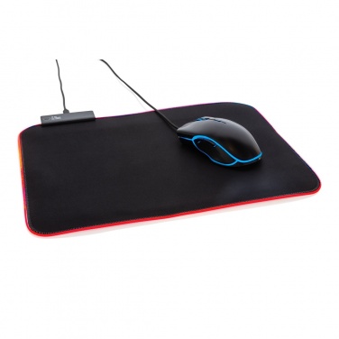 Logo trade business gift photo of: RGB gaming mousepad