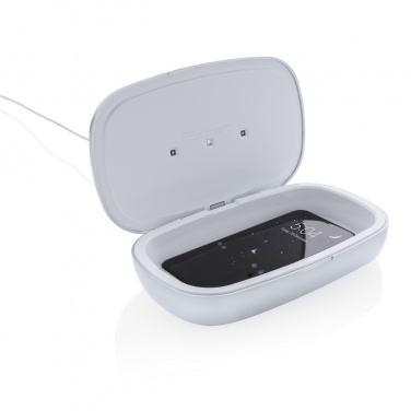 Logo trade advertising product photo of: Rena UV-C steriliser box with 5W wireless charger