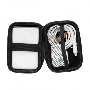 Logotrade promotional giveaway image of: Surge RCS recyled PET 20W type C 3 pcs charging set