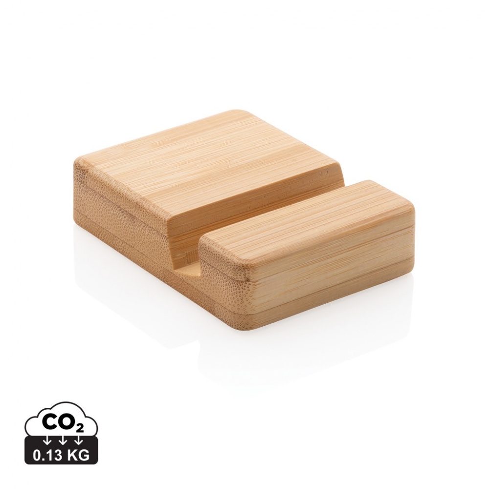 Logo trade promotional merchandise picture of: Bamboo phone stand XD
