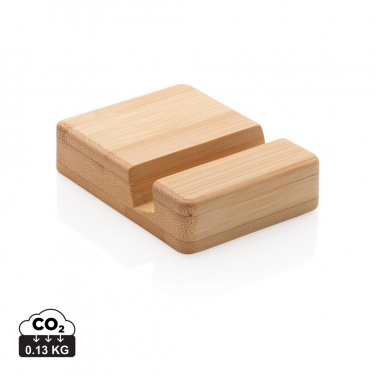 Logotrade promotional product image of: Bamboo phone stand XD