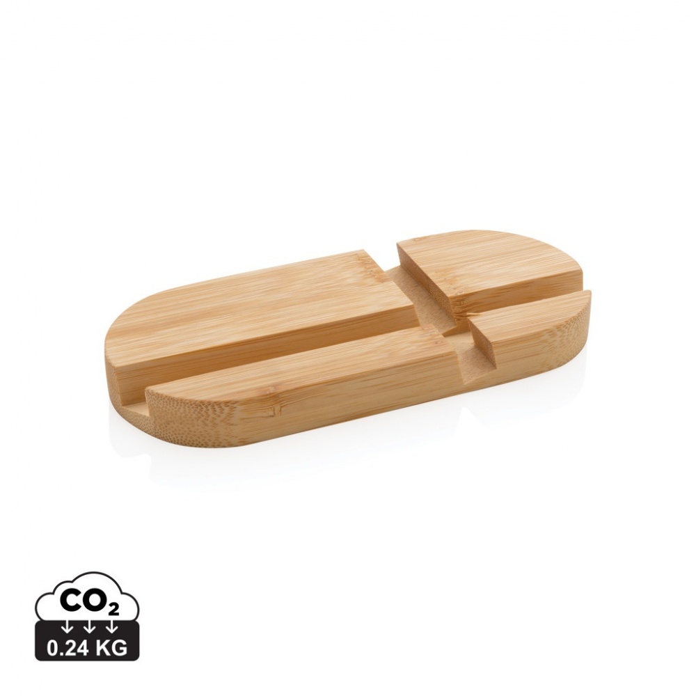 Logotrade corporate gift picture of: Bamboo tablet and phone holder