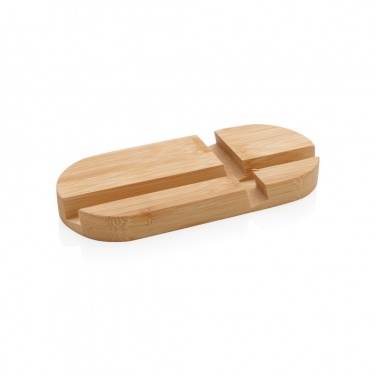 Logotrade promotional products photo of: Bamboo tablet and phone holder
